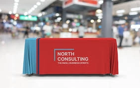 table cover with logo