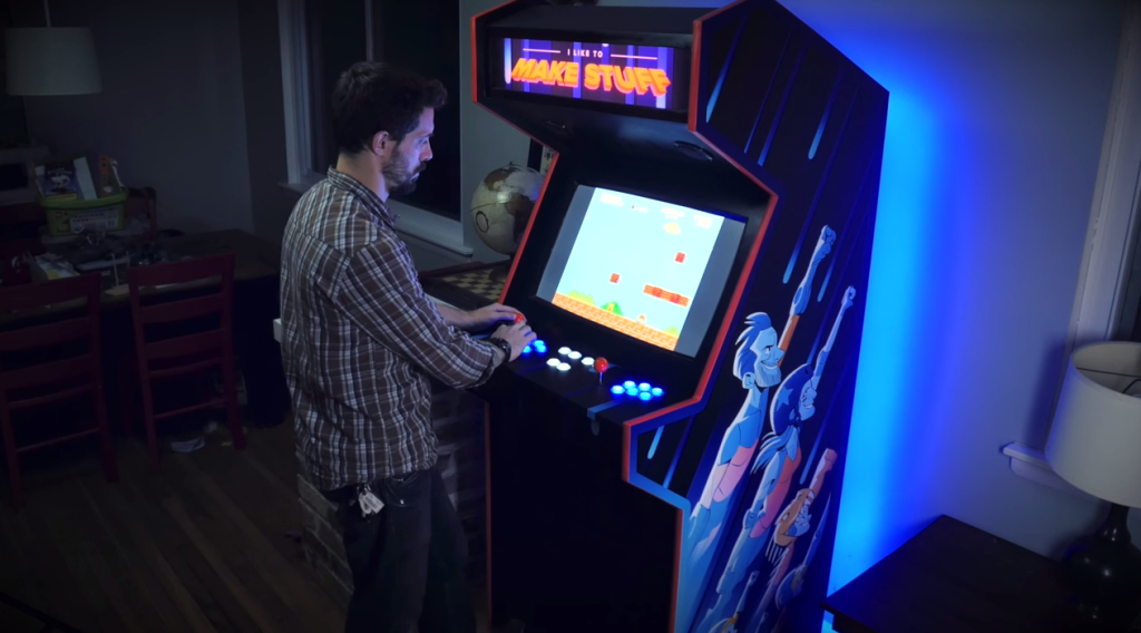 how to build your own arcade game machine